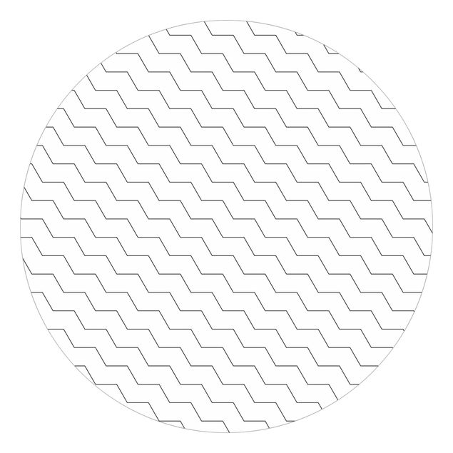 Tapisserie motif Motif de zig zag géométrique