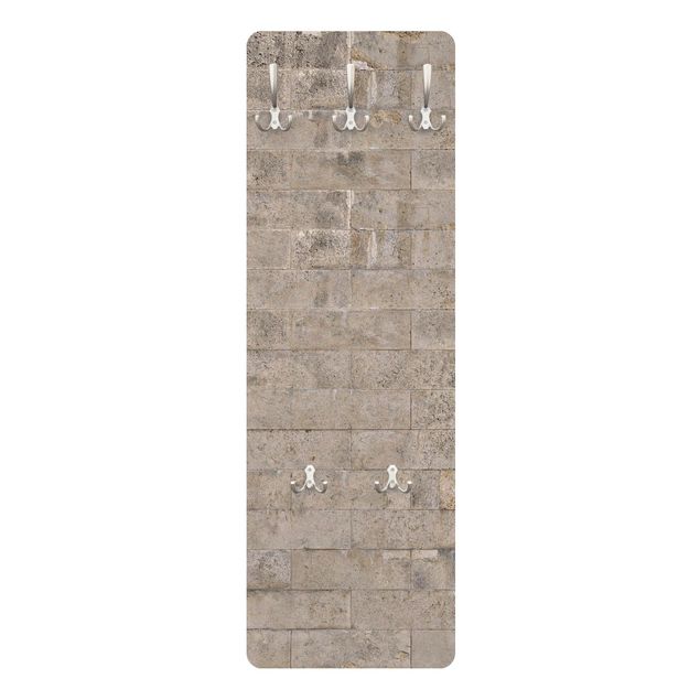 Patère porte manteaux Brick Wallpaper Concrete